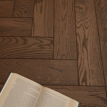 Паркетная доска Karelia Английская ёлка Дуб ELBA